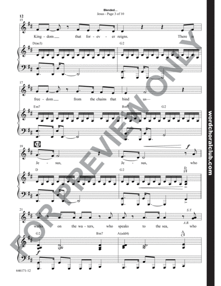 Blended - Choral Book