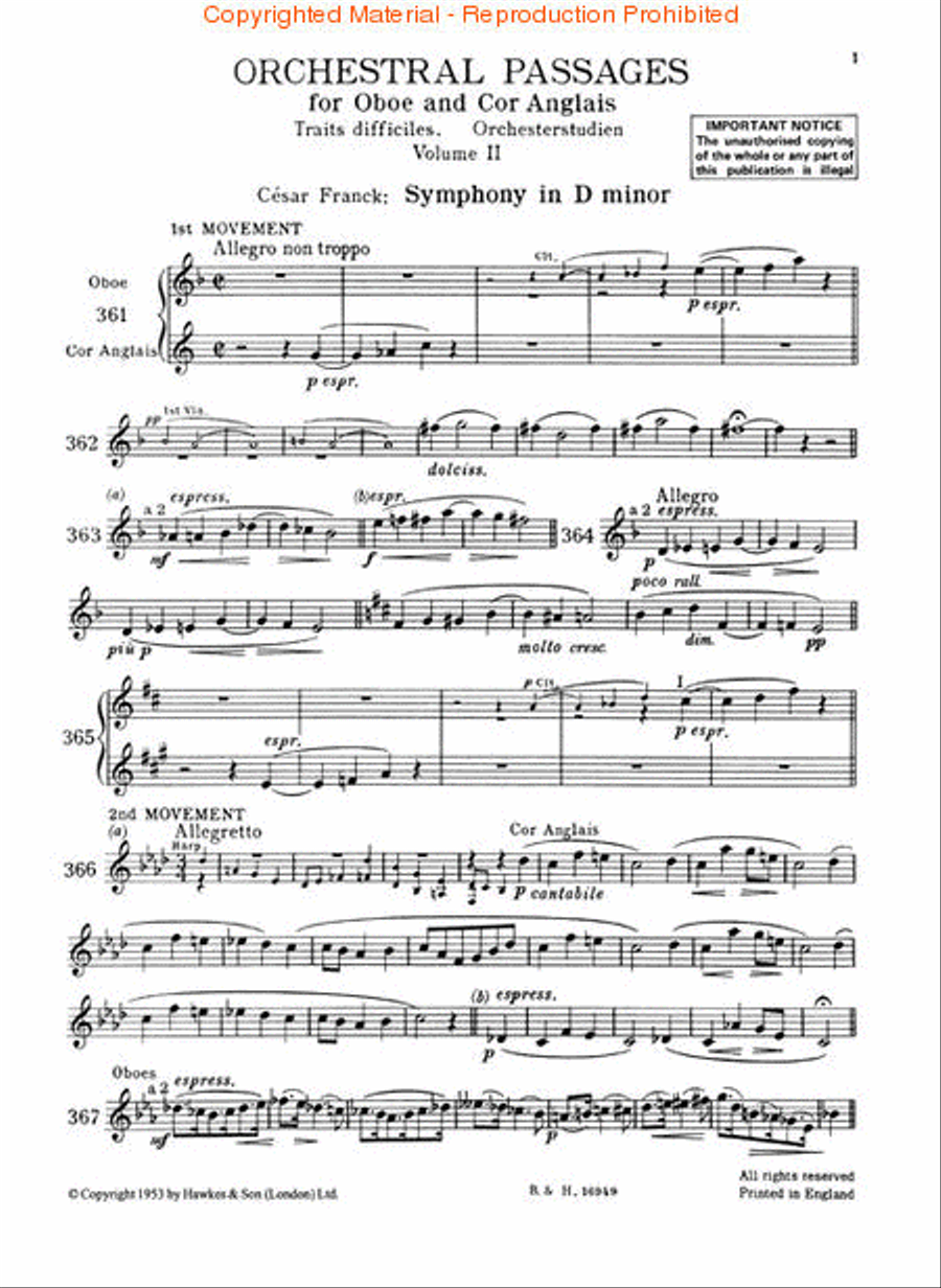 Difficult Passages – Volume 2 English Horn scores gallery preview page 2