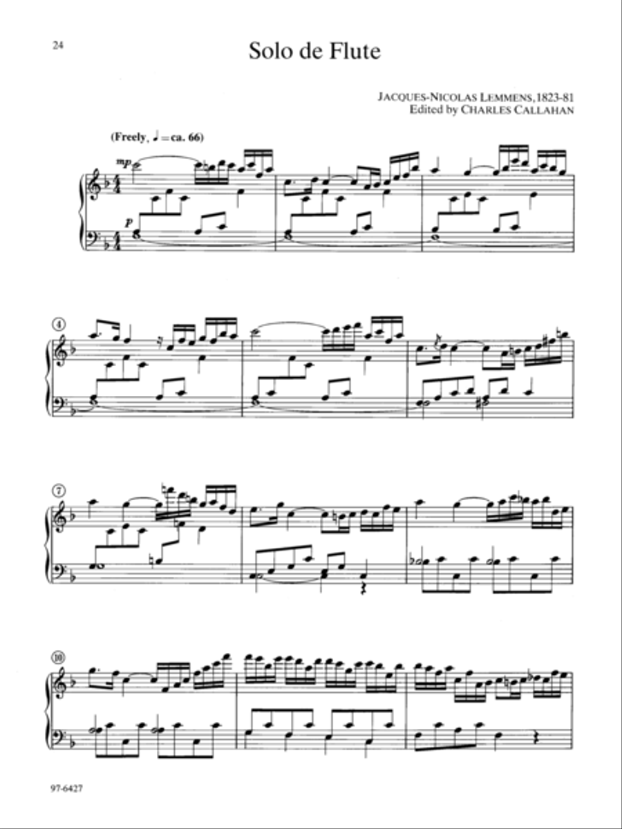 Wedding Music for Manuals Organ scores gallery preview page 10