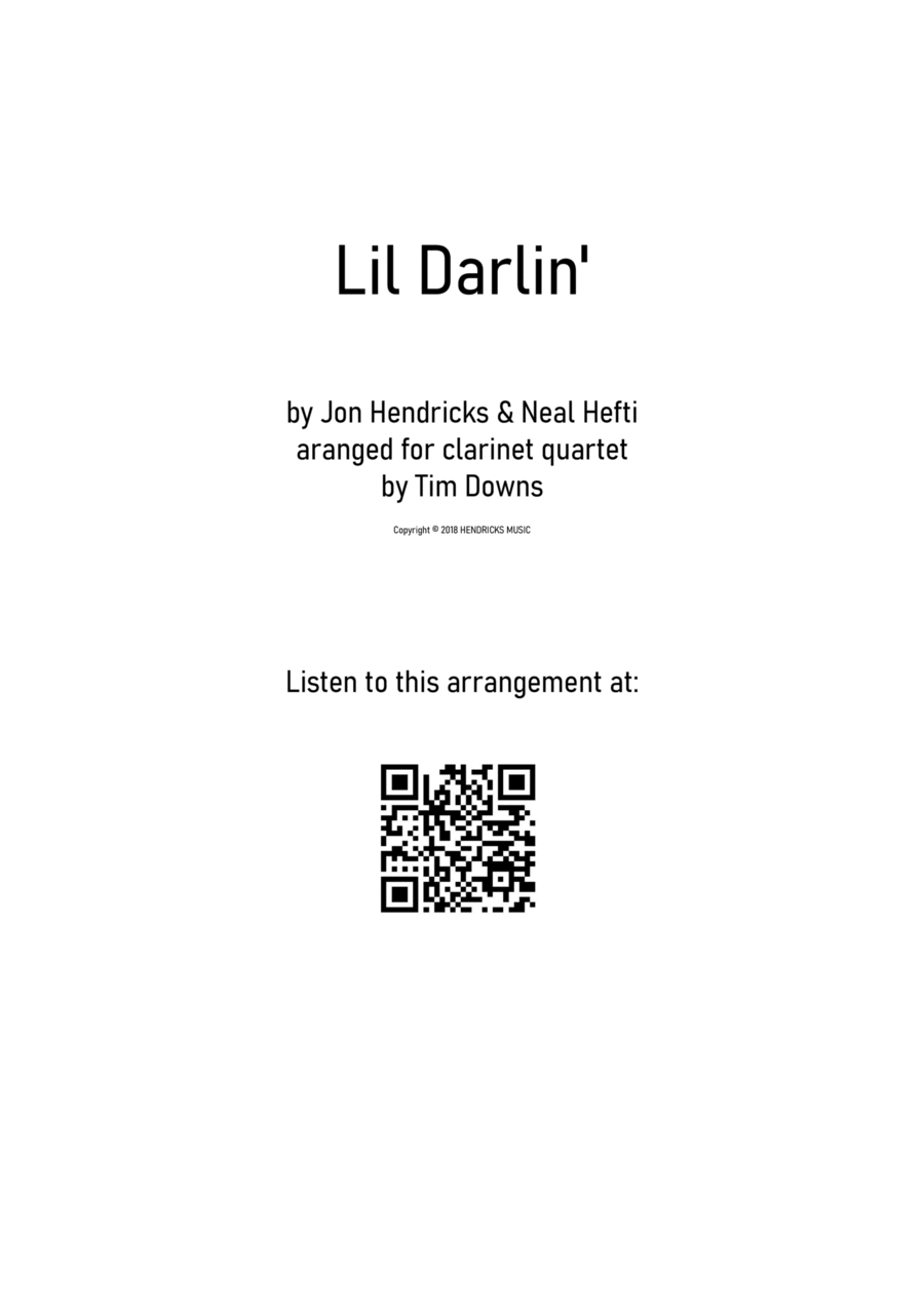 Lil Darlin' Woodwind Ensemble scores gallery preview page 1