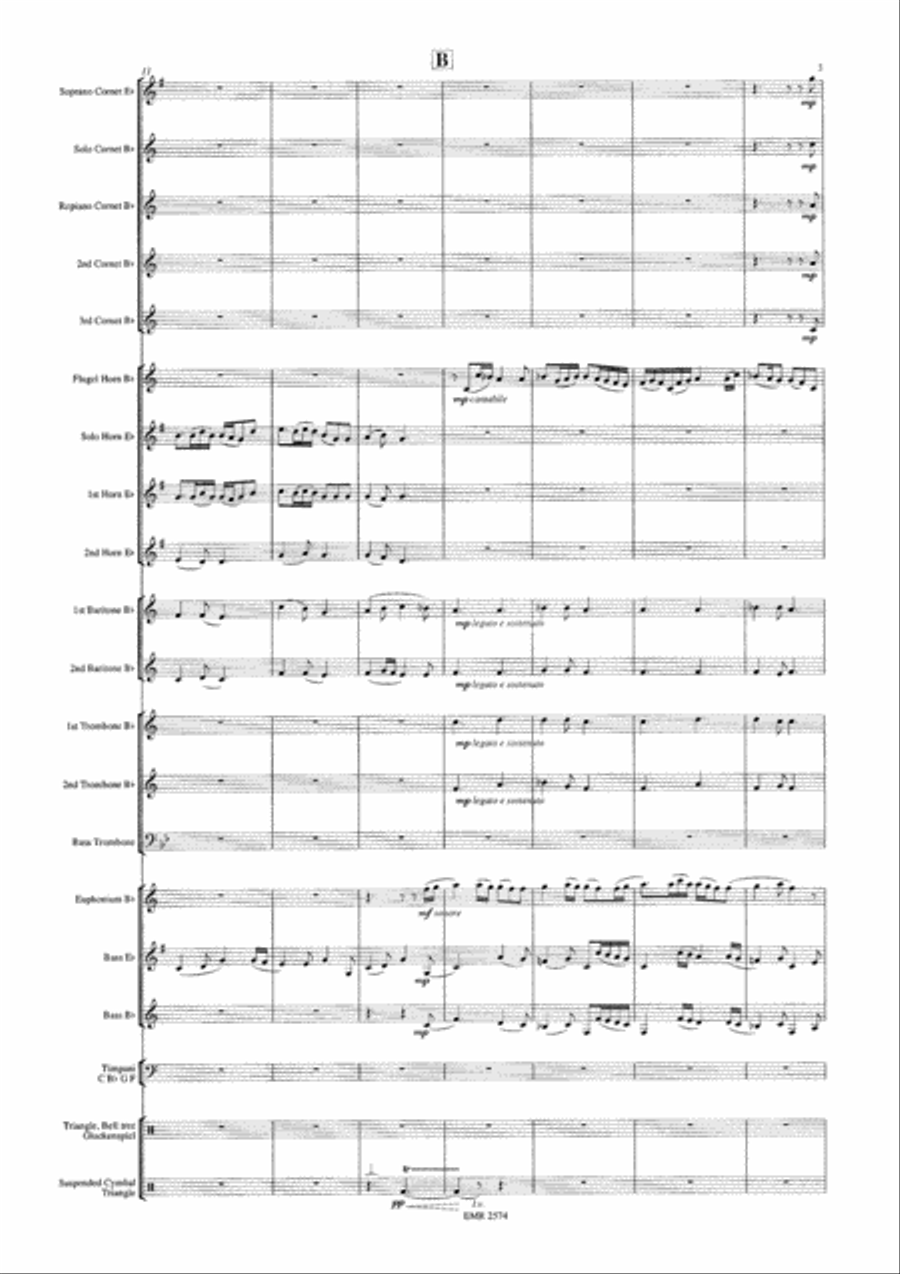 A Scottish Cradle Song Brass Band scores gallery preview page 6
