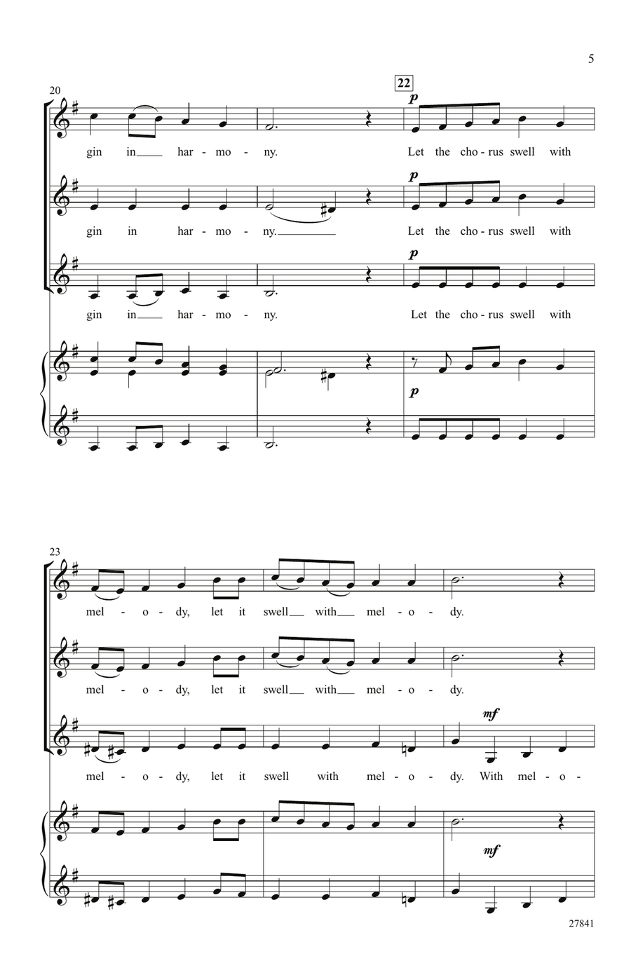 Let the Song Begin by Donald Moore SSA - Digital Sheet Music page 4