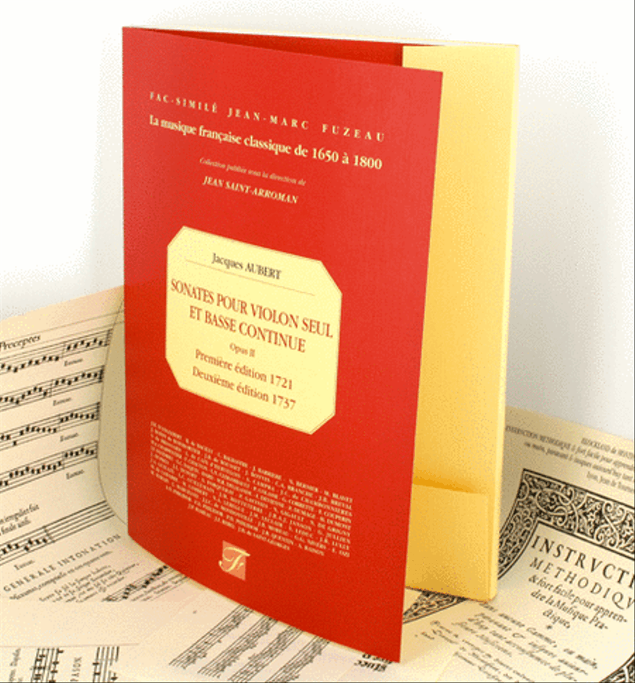 Sonatas for solo violin and continuo - Book II