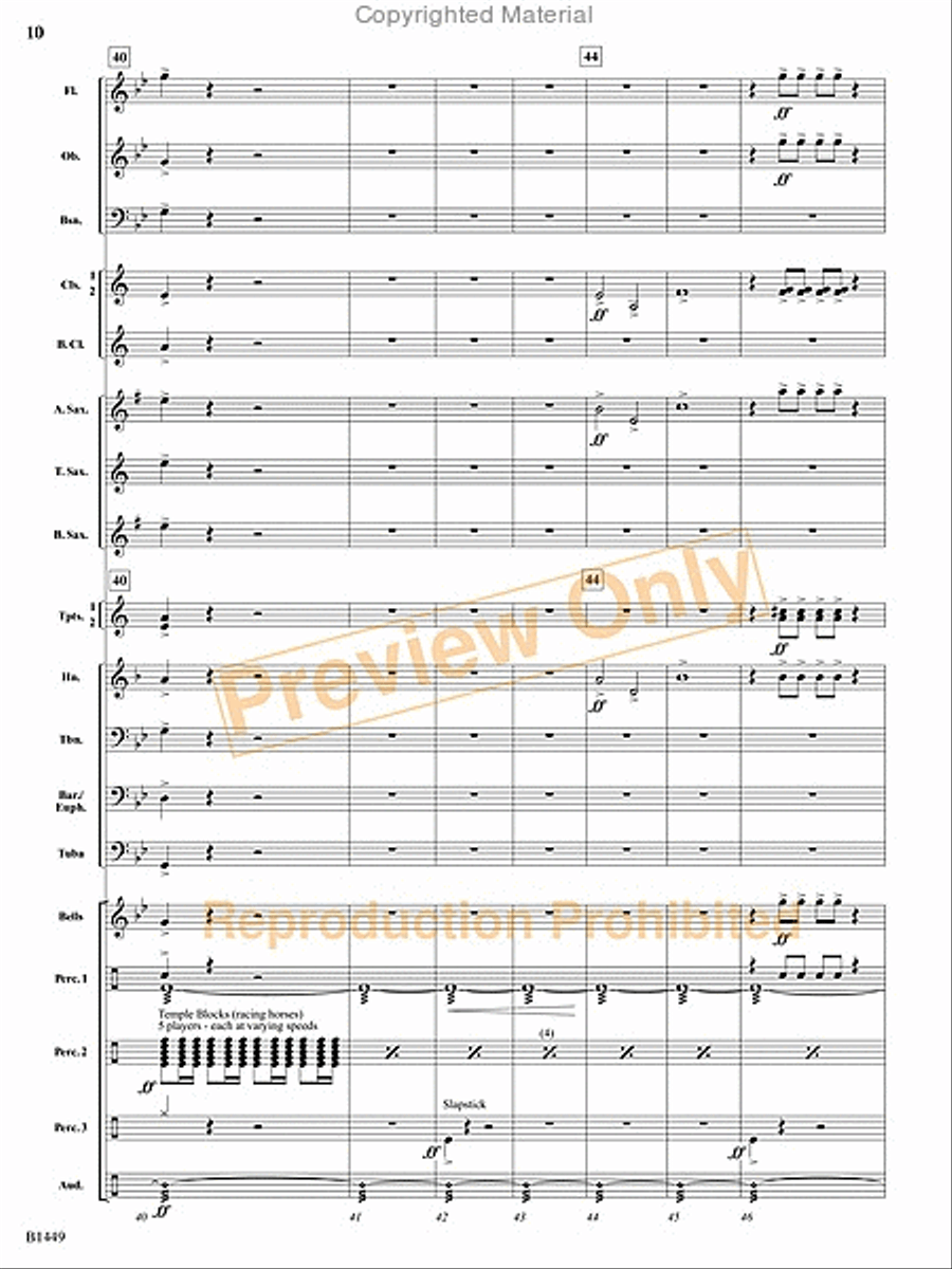 Stampede Concert Band scores gallery preview page 9