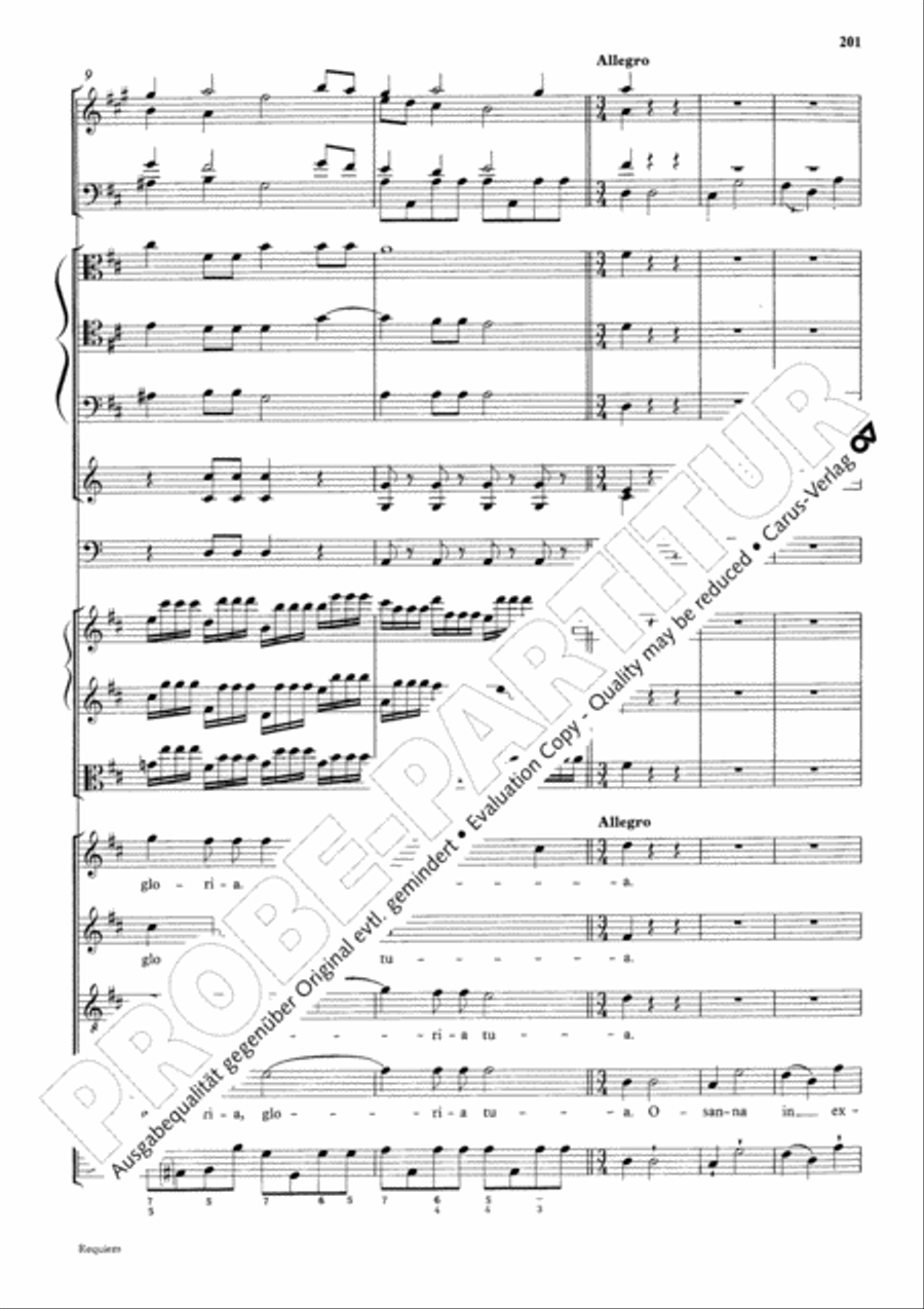 Requiem Requiem 4-Part scores gallery preview page 208