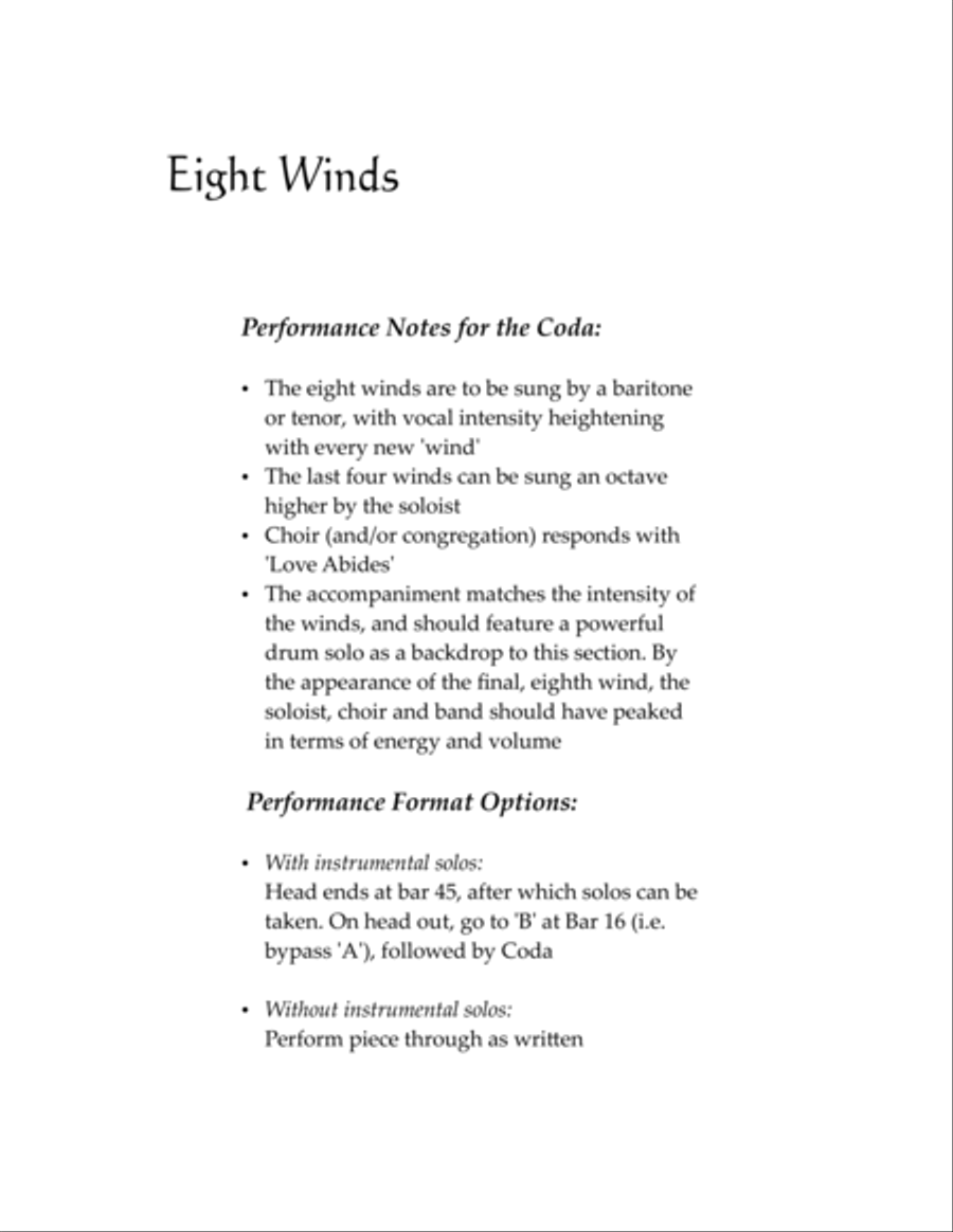 Eight Winds