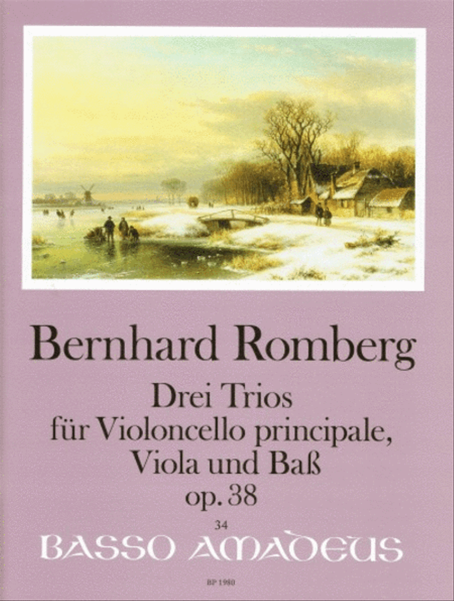3 Trios op. 38 3 Trios op. 38 Cello scores gallery preview page 1