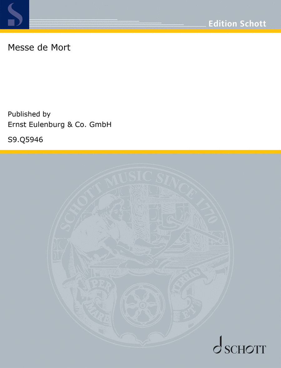Messe de Mort Flute scores gallery preview page 1