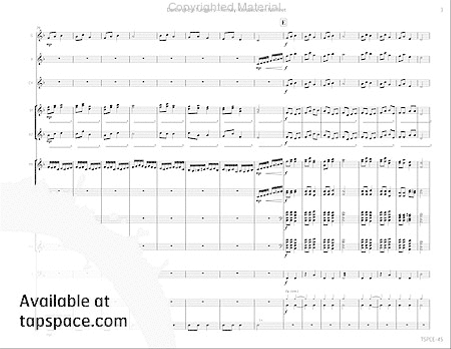 Dance of the Tumblers Percussion Ensemble scores gallery preview page 6