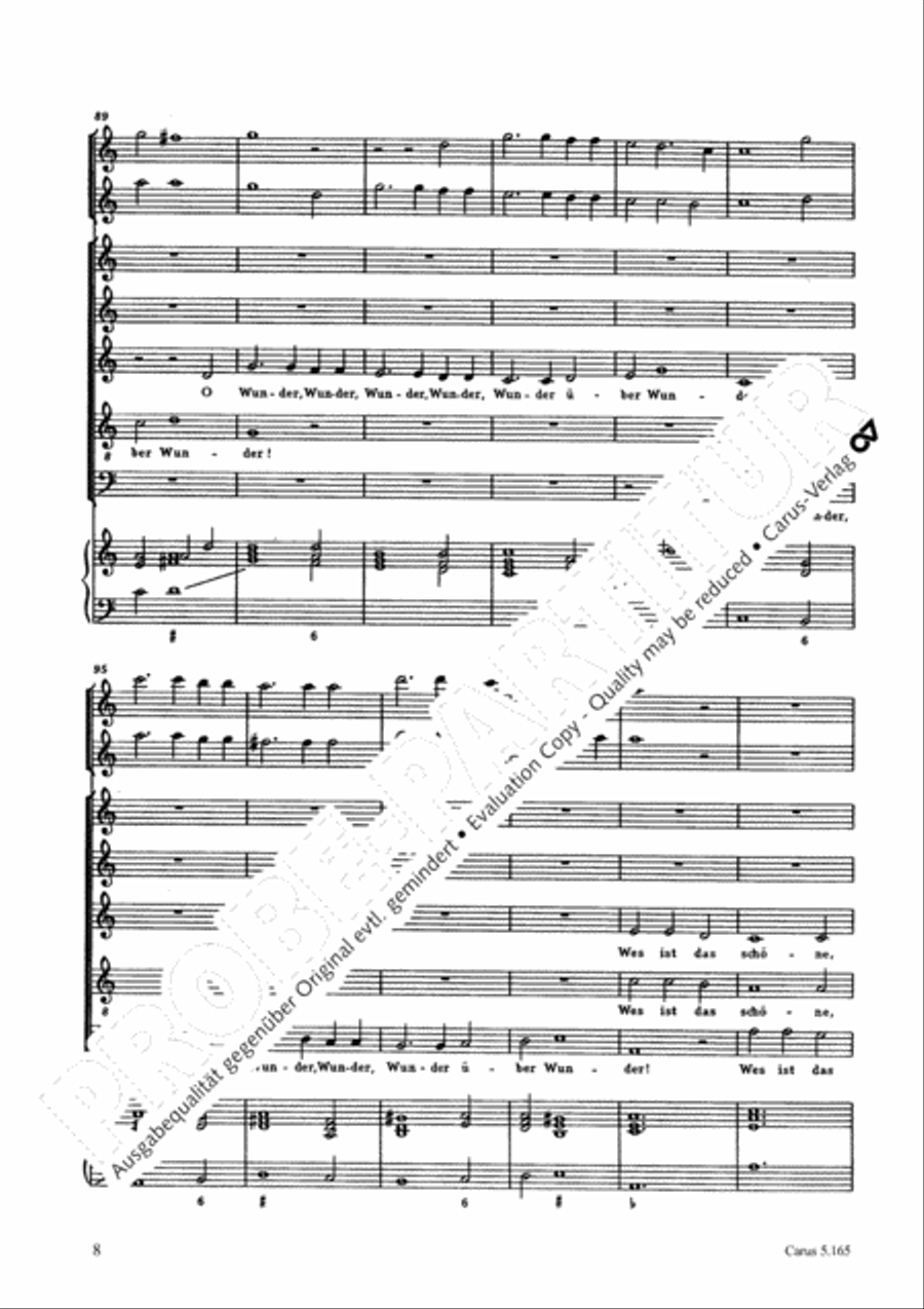 Where is the newborn King (Wo ist der neugeborne Konig) SSATB scores gallery preview page 9