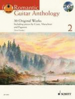 Book cover for Romantic Guitar Anthology Book 2 Book/CD