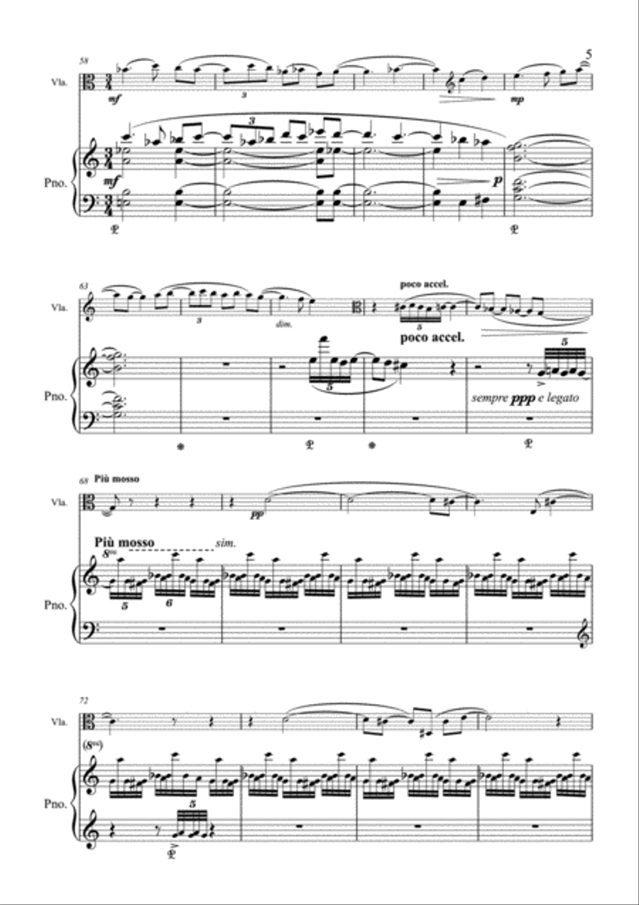 Murray - Solus - Viola & Piano Viola scores gallery preview page 5