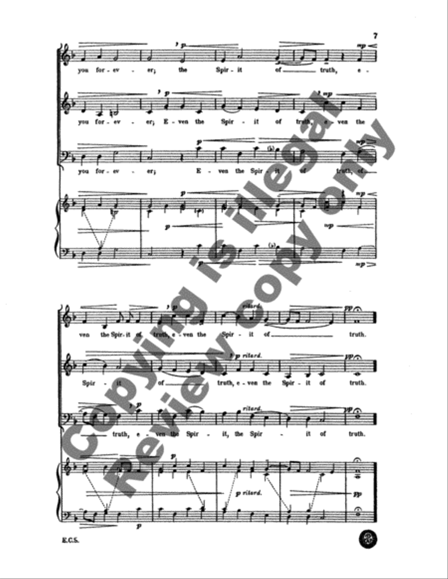 If Ye Love Me, Keep My Commandments 3-Part scores gallery preview page 8