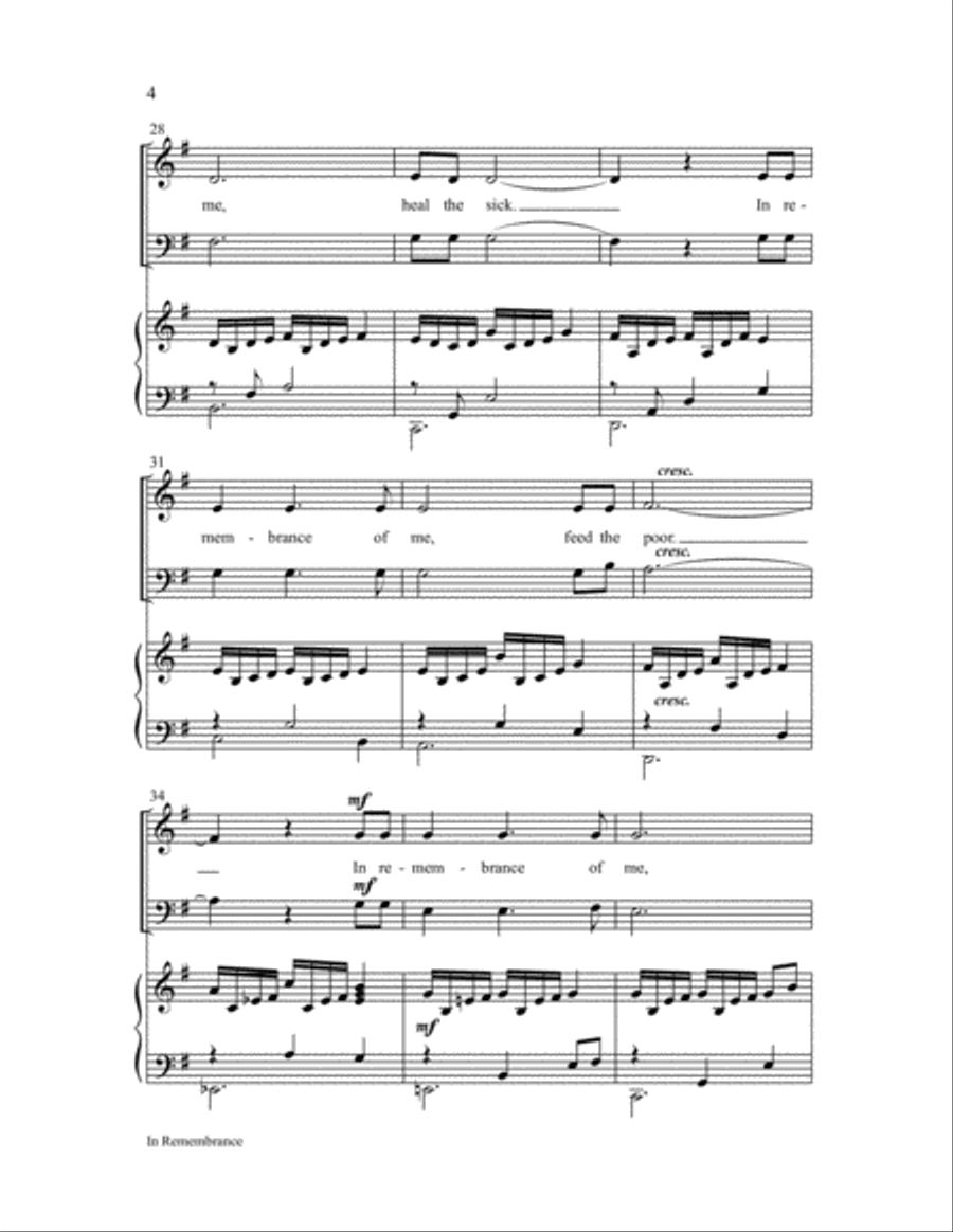In Remembrance 3-Part scores gallery preview page 4