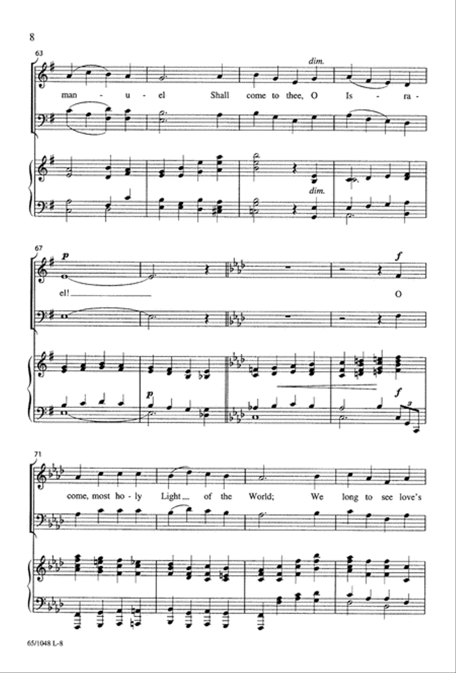 The Light of the World The Light of the World 4-Part scores gallery preview page 10