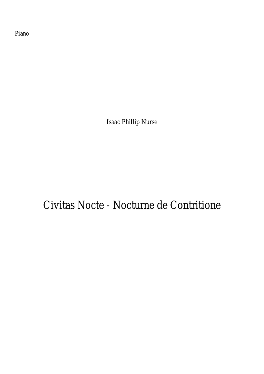 Nocturne de Contritione - Civitas Nocte