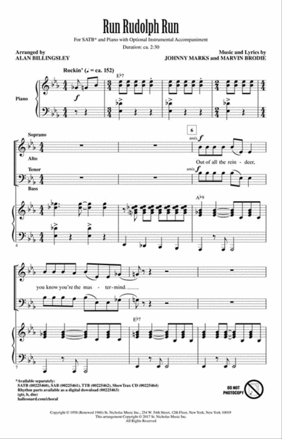 <br>Sheet music extract