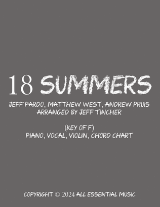 Book cover for 18 Summers