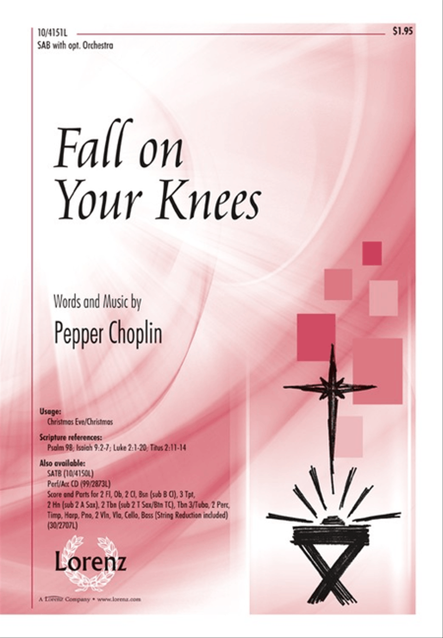 Fall on Your Knees 3-Part scores gallery preview page 1