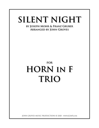 Silent Night - French Horn Trio