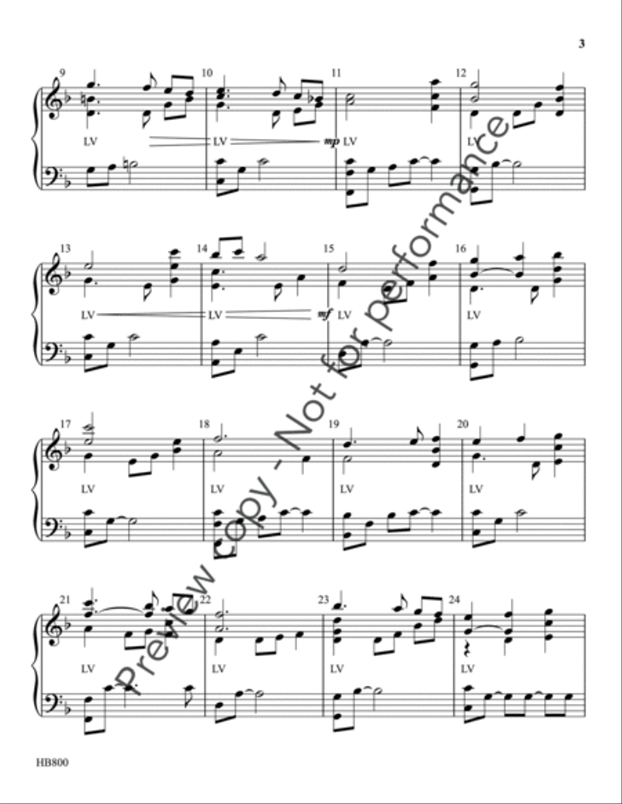 A Blessing - Helman A Blessing - Helman 5-Octaves scores gallery preview page 3