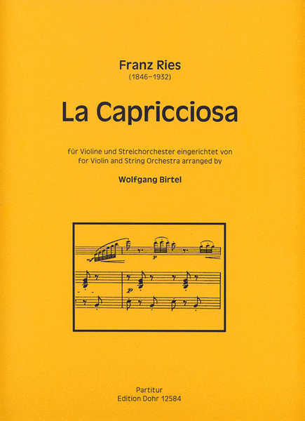 La Capricciosa für Violine und Streichorchester