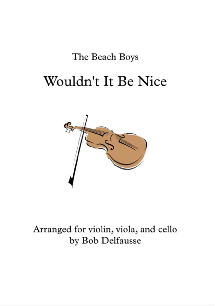 Wouldn't It Be Nice String Trio scores gallery preview page 1