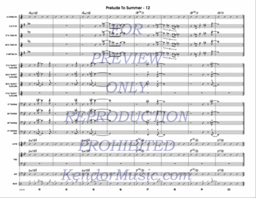 Prelude To Summer Choir scores gallery preview page 13