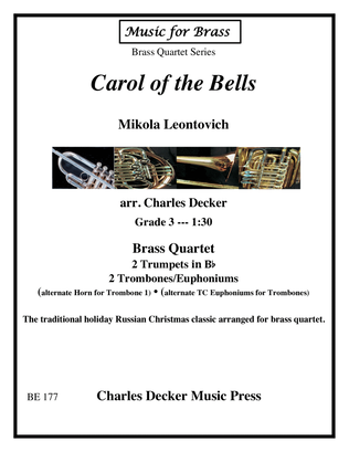 Carol of the Bells for Brass Quartet