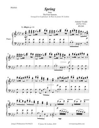 Vivaldi: The Four Seasons Complete for Euphonium & Piano