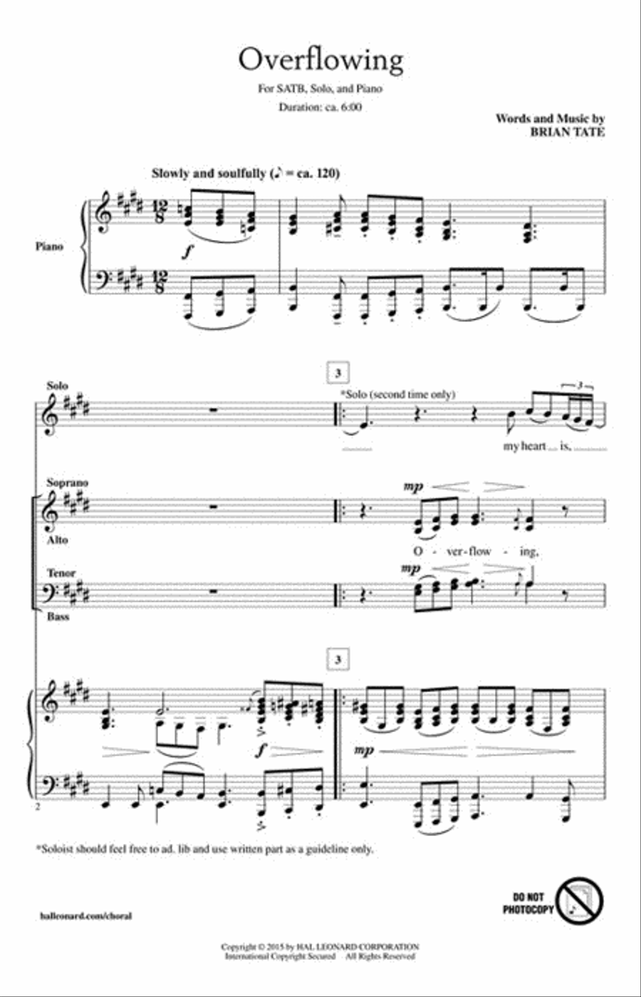 Overflowing 4-Part scores gallery preview page 2