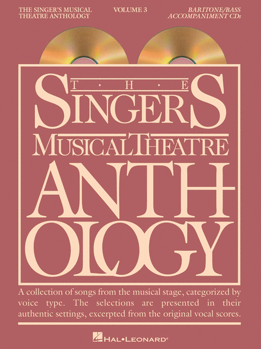 The Singer's Musical Theatre Anthology - Volume 3 - Baritone/Bass (CD only) image number null