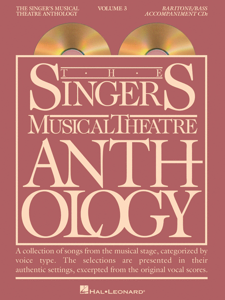 The Singer's Musical Theatre Anthology - Volume 3 - Baritone/Bass (CD only) image number null