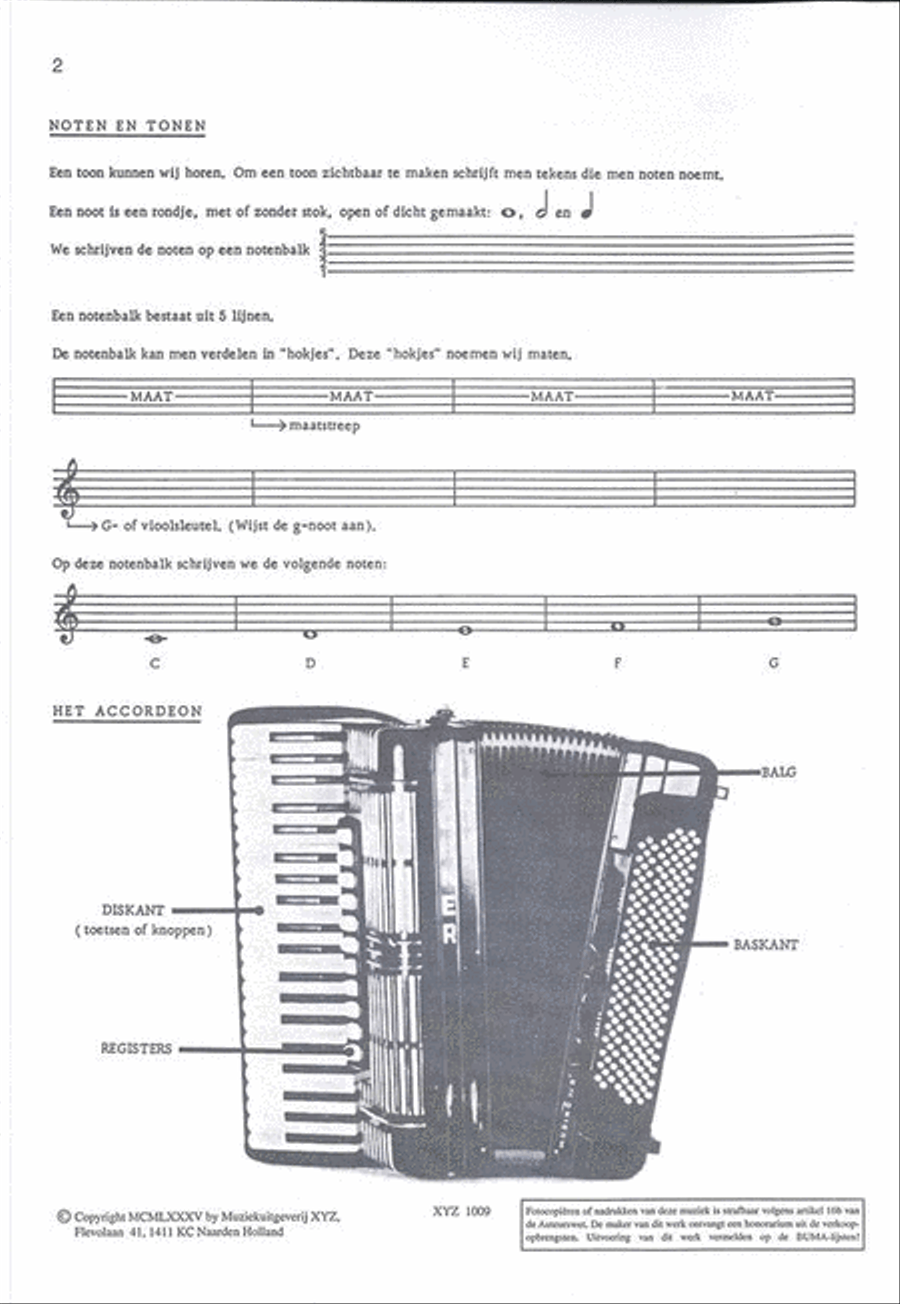 Knop & Toets Vol. 1 Knop & Toets Vol. 1 Accordion scores gallery preview page 2