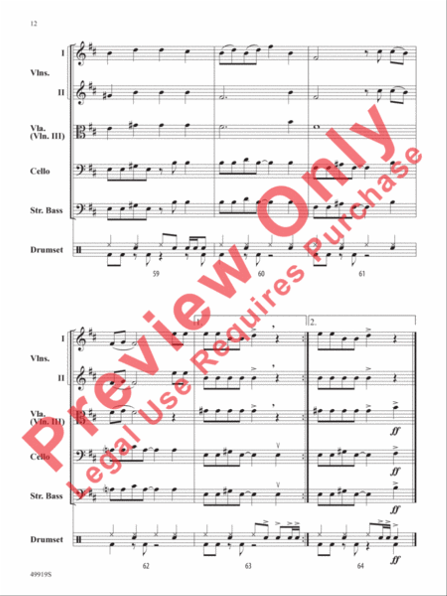 Bones String Orchestra scores gallery preview page 13