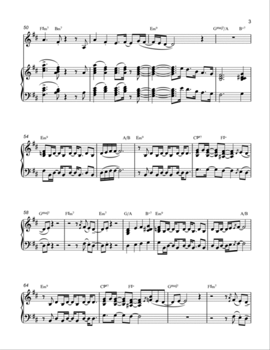 Yearning For Your Love Voice scores gallery preview page 3