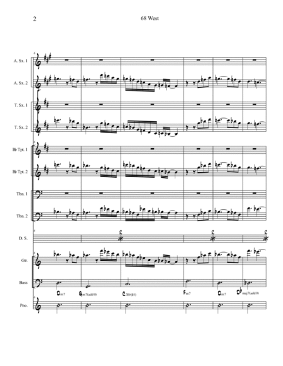68 West 68 West Jazz Ensemble scores gallery preview page 3