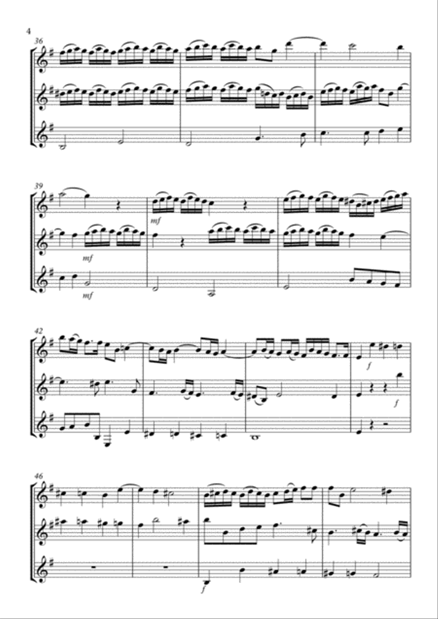 Sonata No.11 Sonata No.11 Woodwind Trio scores gallery preview page 4