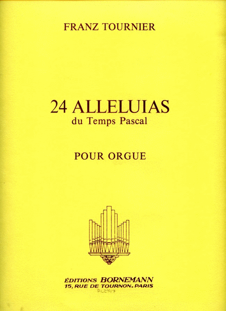 24 Alleluias Du Temps Pascal (organ)