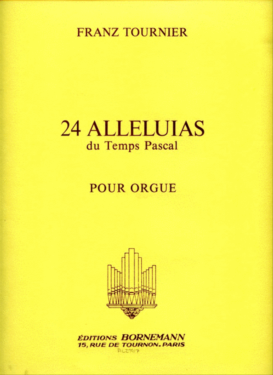 24 Alleluias Du Temps Pascal (organ)