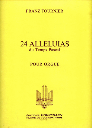 Book cover for 24 Alleluias Du Temps Pascal (organ)