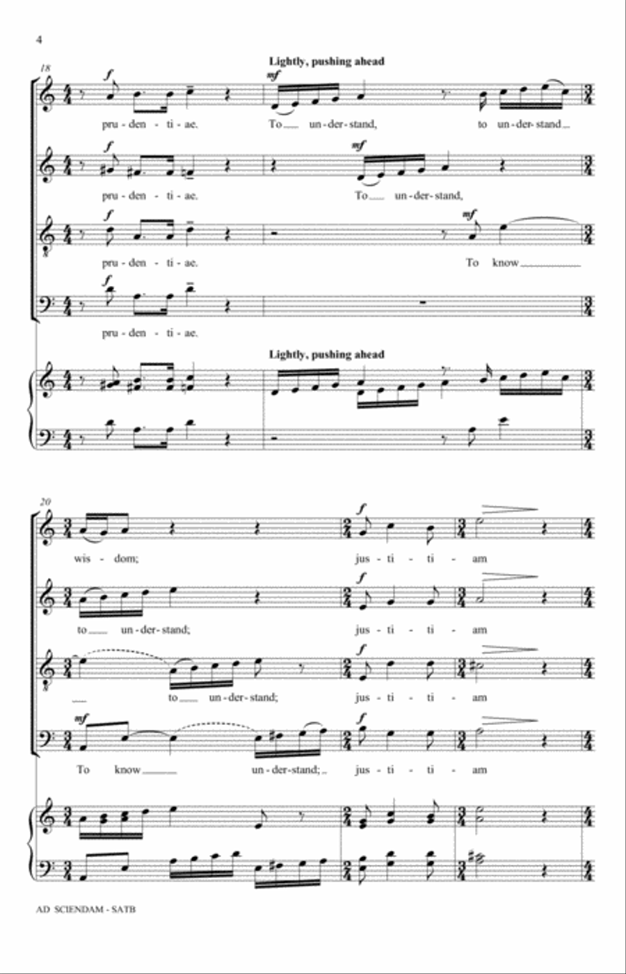 Ad Sciendam 4-Part scores gallery preview page 4