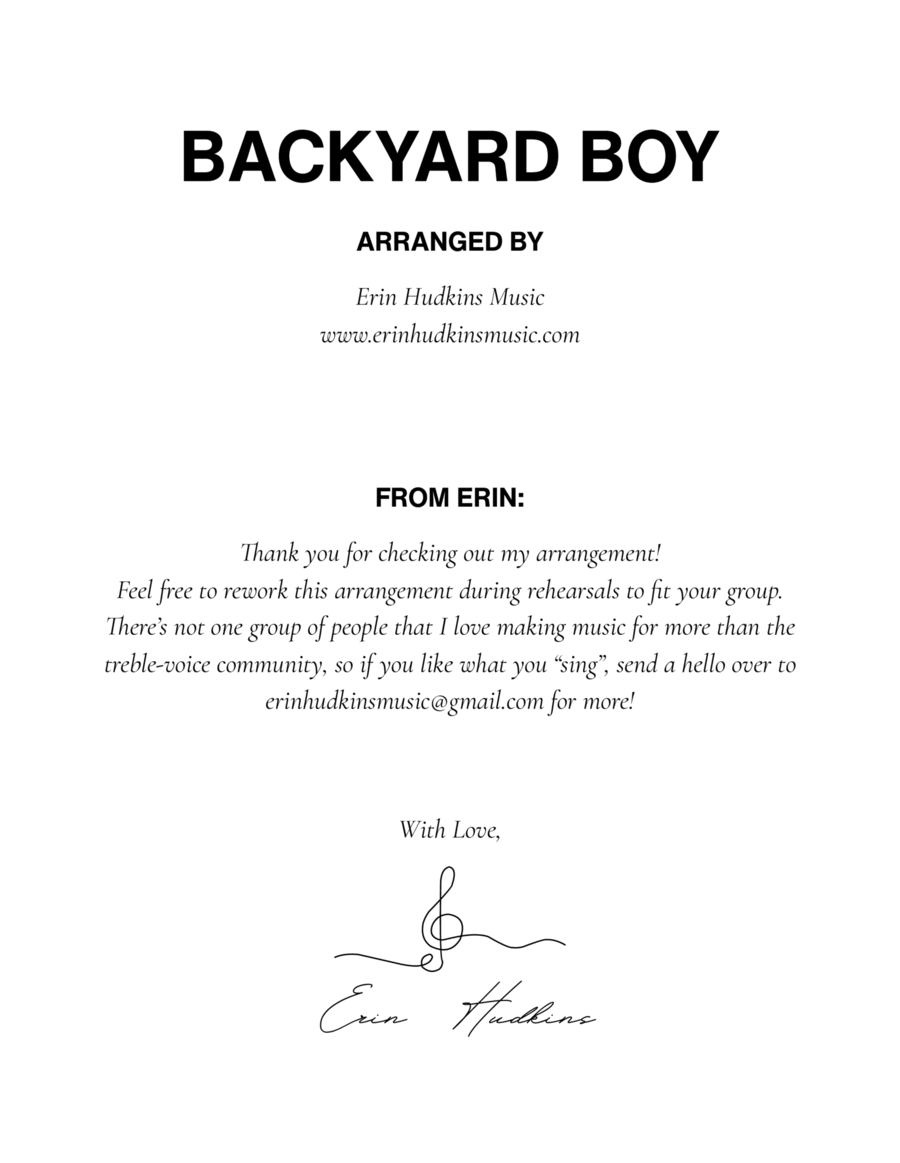 Backyard Boy