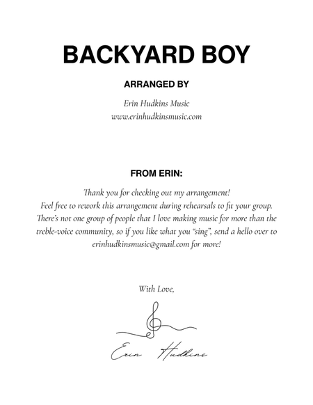 Backyard Boy image number null