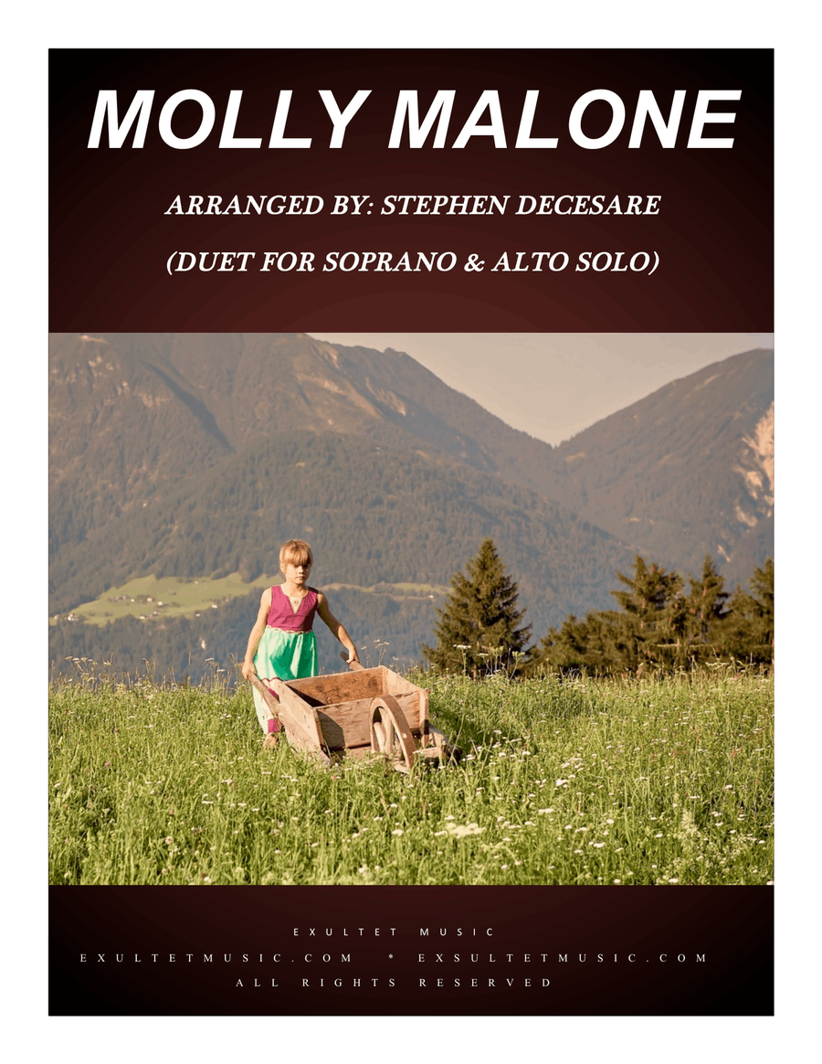 Molly Malone (Duet for Soprano and Alto Solo) Alto Voice scores gallery preview page 1