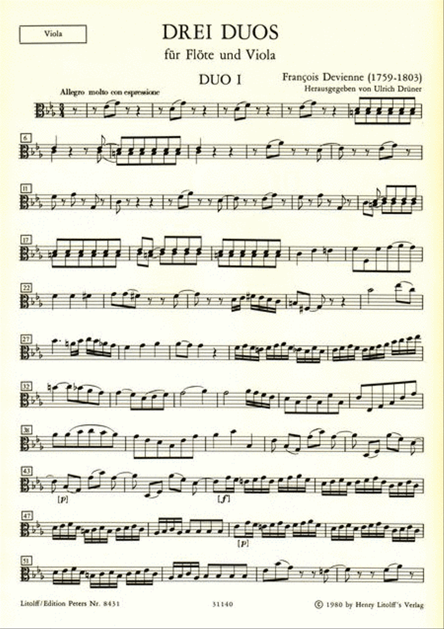 Duos (3) Op. 5 Duos (3) Op. 5 Small Ensemble scores gallery preview page 3