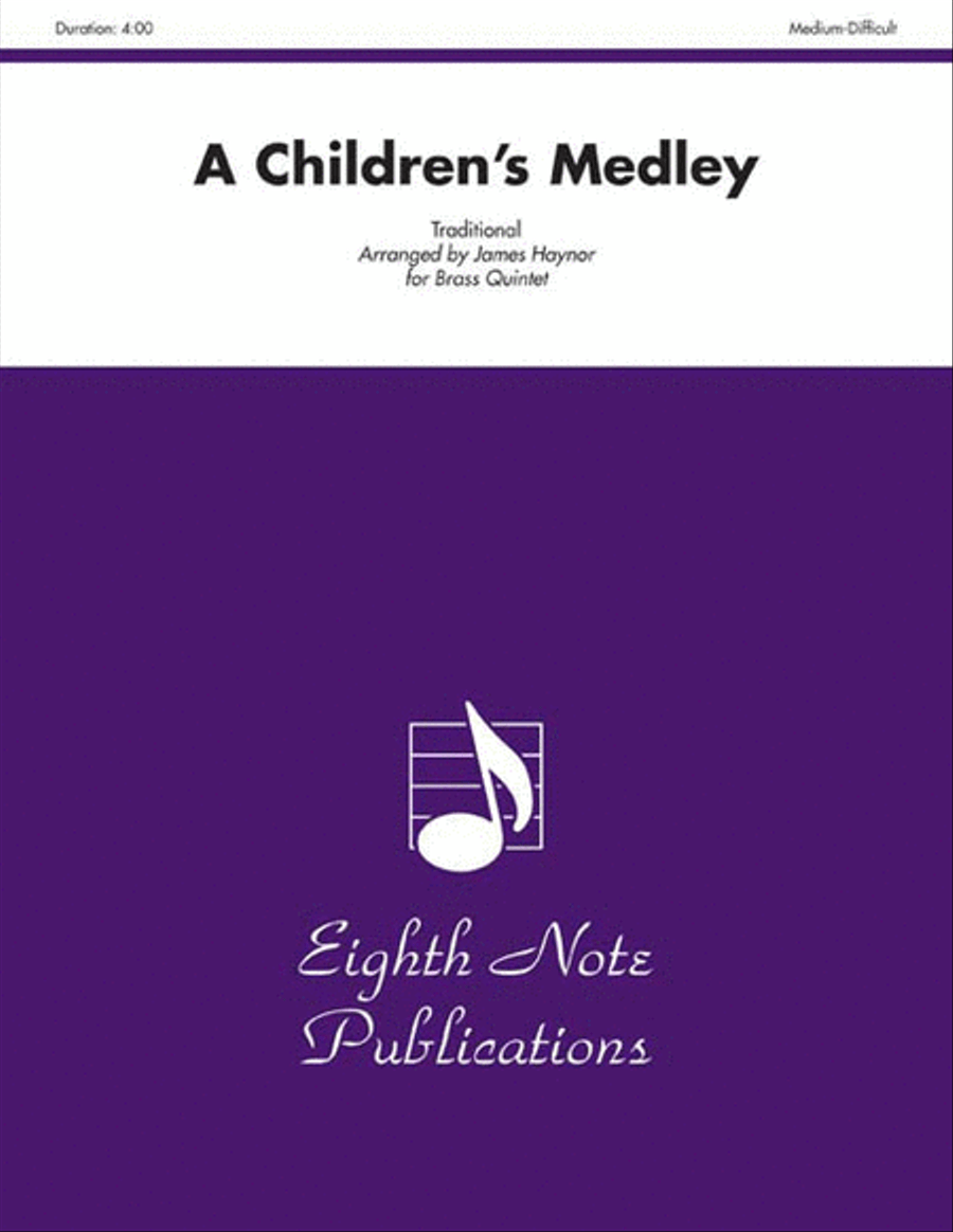 A Children's Medley Brass Quintet scores gallery preview page 1