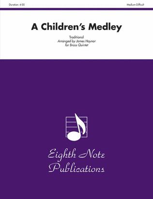 Book cover for A Children's Medley