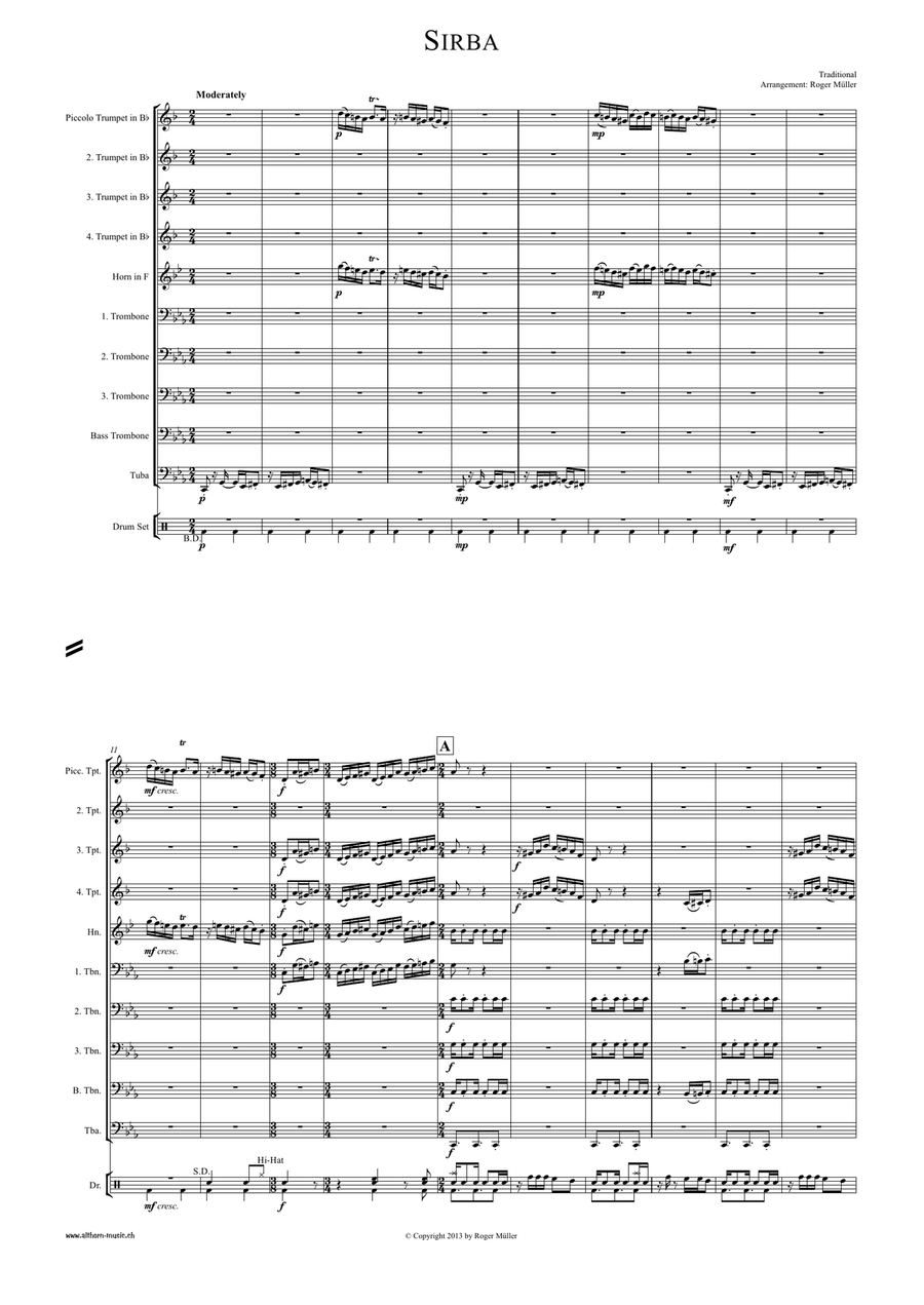 Sirba Sirba Chamber Music scores gallery preview page 3