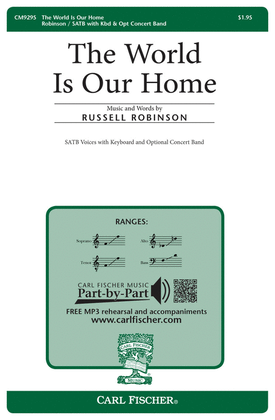 Book cover for The World is Our Home